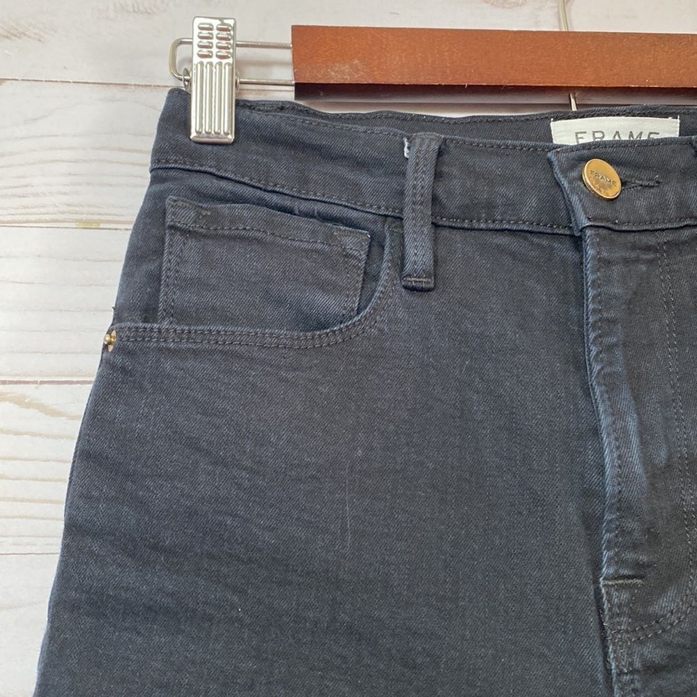 Frame Black Ali High Rise Cigarette Skinny Jeans - Picture 4 of 15